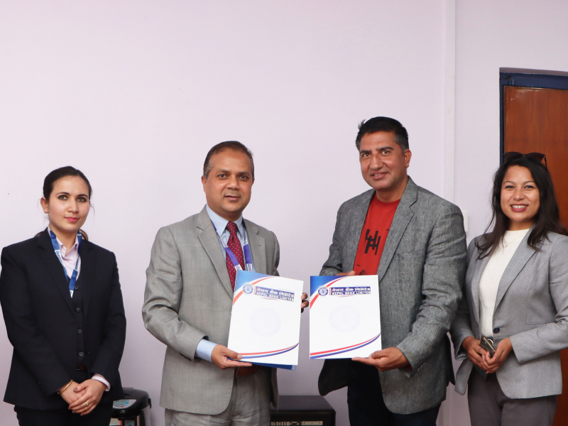 Press Release Regarding Agreement Between Nepal Bank Ltd and Aagantuk Resort